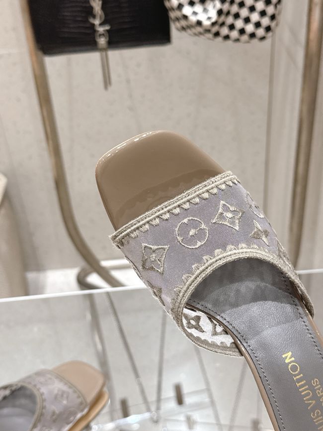 Louis Vuitton Gala Mule 5.5CM 65265-5 Louis Vuitton Gala Mule 5.5CM 65265-5
