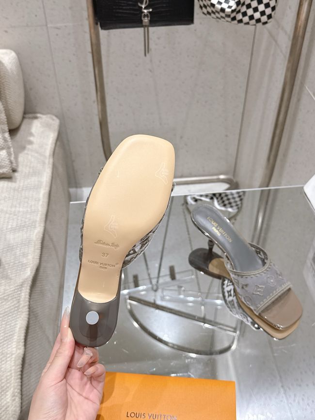 Louis Vuitton Gala Mule 5.5CM 65265-5 Louis Vuitton Gala Mule 5.5CM 65265-5