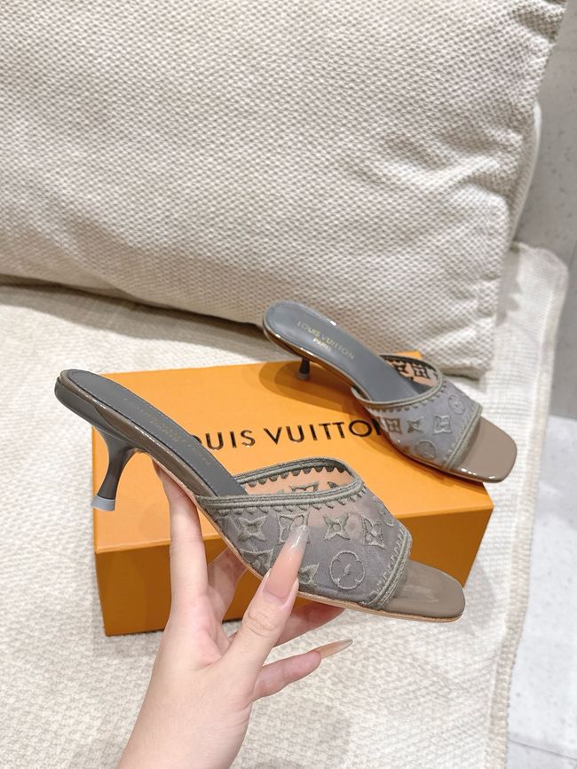 Louis Vuitton Gala Mule 5.5CM 65265-5 Louis Vuitton Gala Mule 5.5CM 65265-5
