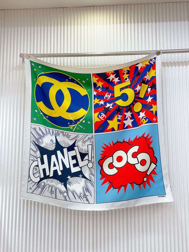 Chanel silk scarf B25982-1 Chanel silk scarf B25982-1