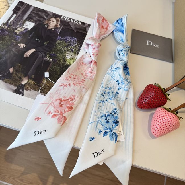 Dior Printed silk twill ribbon KY211-1 Dior Printed silk twill ribbon KY211-1