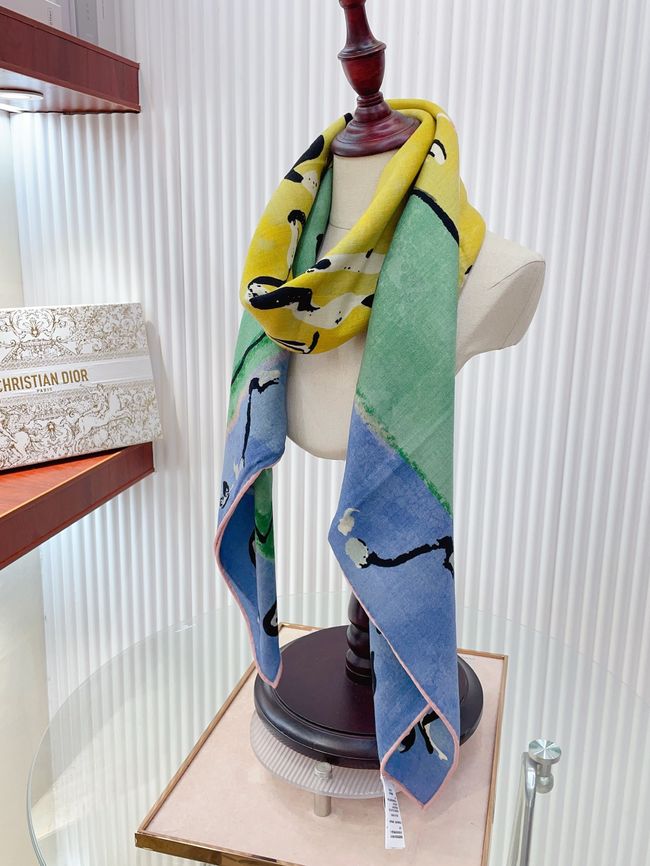Dior silk scarf KY209-2 Dior silk scarf KY209-2