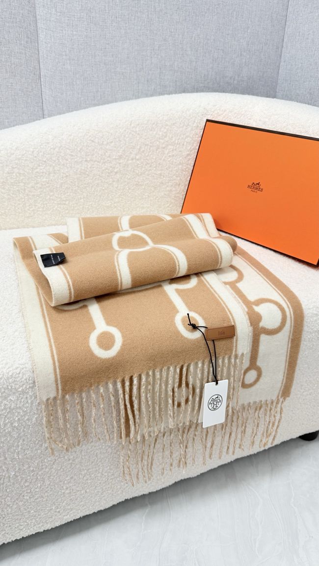 Hermes cashmere scarf H251526-4 Hermes cashmere scarf H251526-4