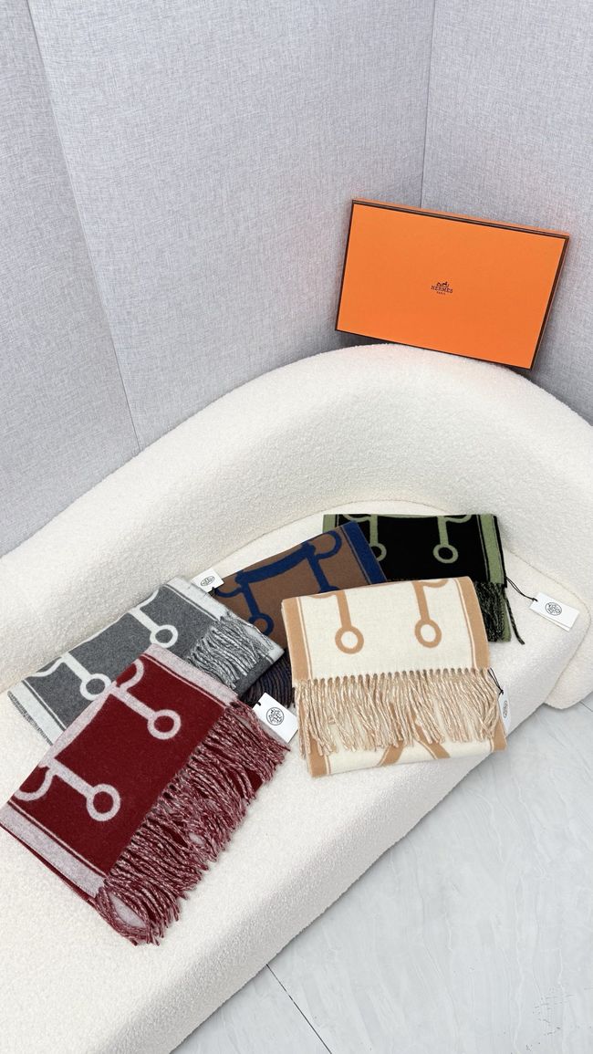 Hermes cashmere scarf H251526-4 Hermes cashmere scarf H251526-4