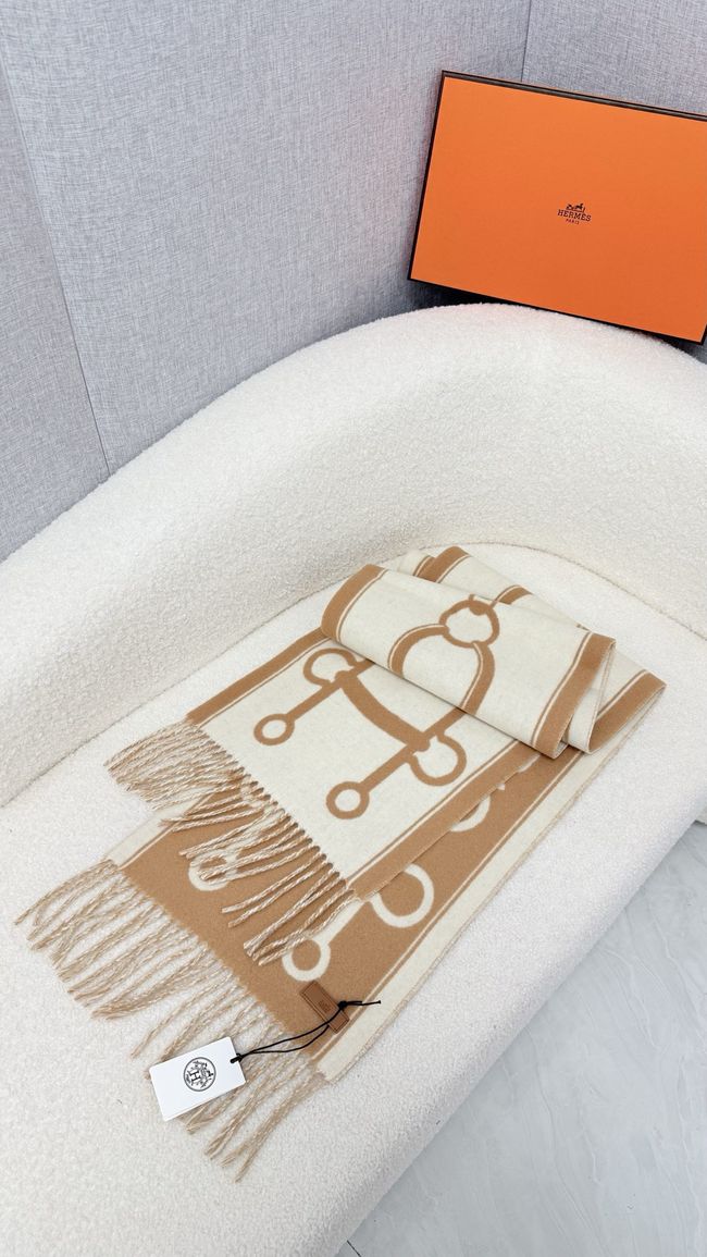 Hermes cashmere scarf H251526-4 Hermes cashmere scarf H251526-4