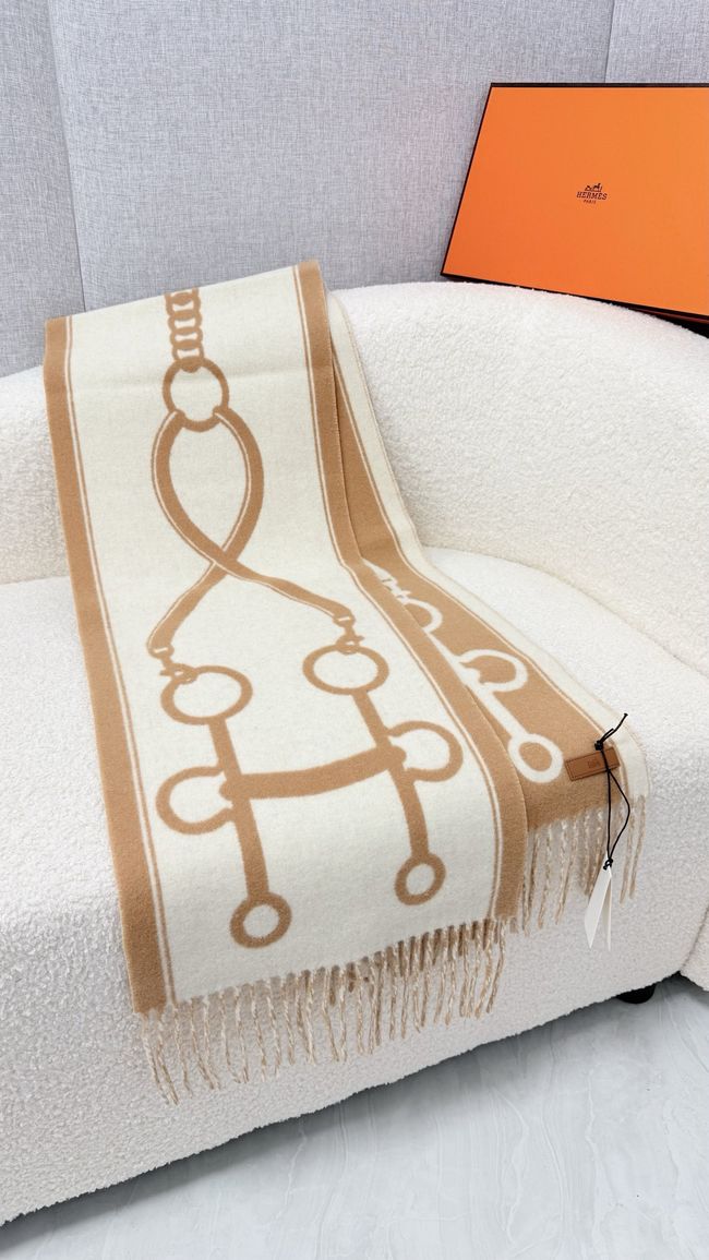 Hermes cashmere scarf H251526-4 Hermes cashmere scarf H251526-4