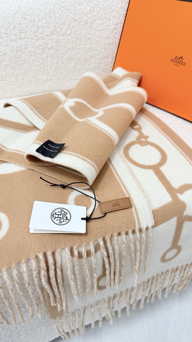 Hermes cashmere scarf H251526-4 Hermes cashmere scarf H251526-4