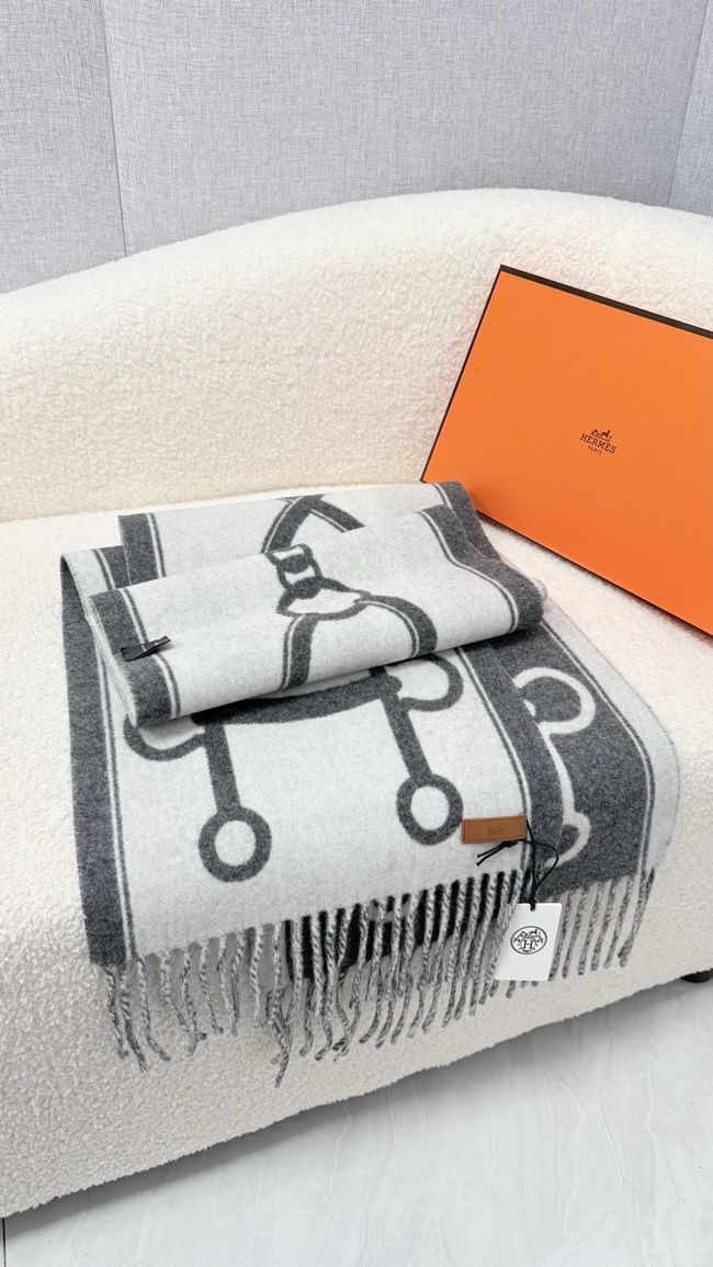 Hermes cashmere scarf H251526-5 Hermes cashmere scarf H251526-5