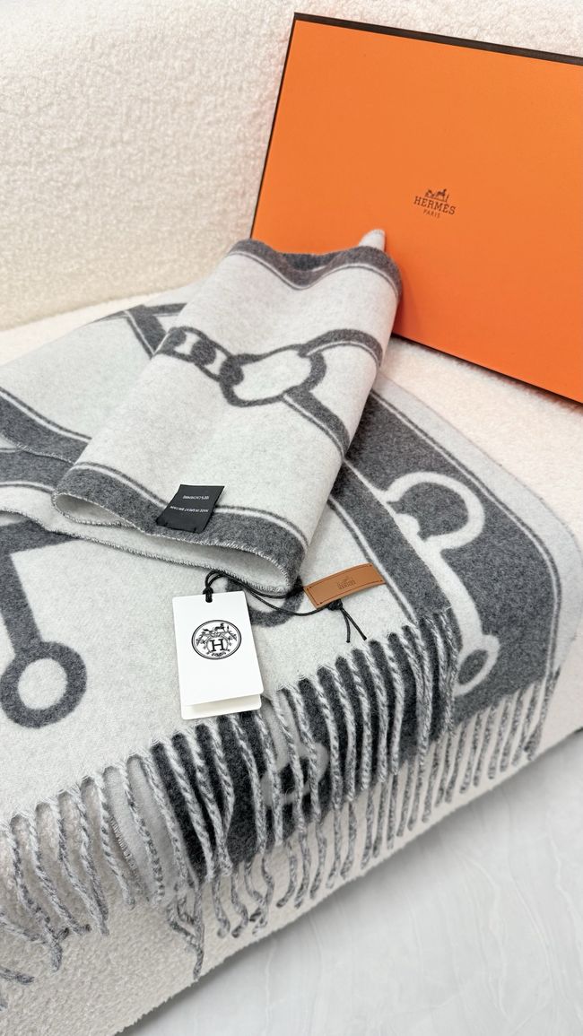 Hermes cashmere scarf H251526-5 Hermes cashmere scarf H251526-5