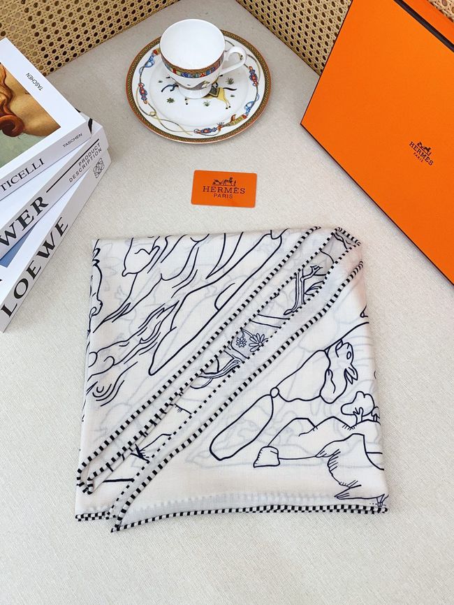 Hermes cashmere scarf H251527-1 Hermes cashmere scarf H251527-1