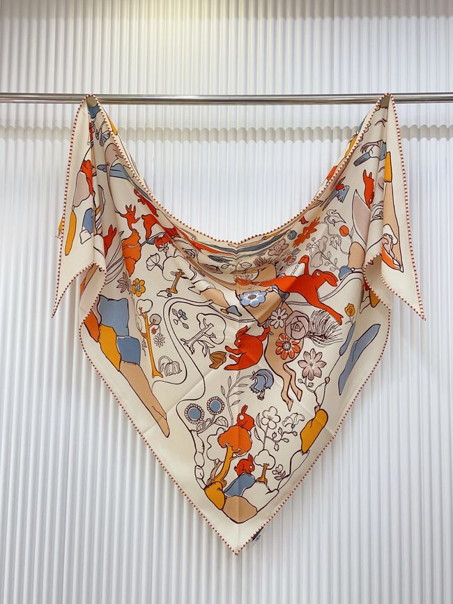 Hermes cashmere scarf H251527-4 Hermes cashmere scarf H251527-4