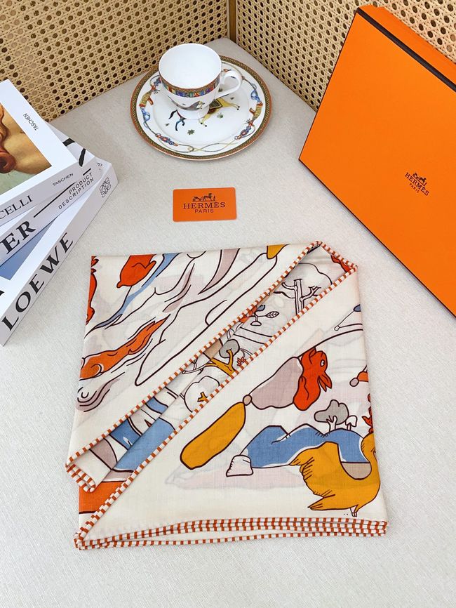 Hermes cashmere scarf H251527-4 Hermes cashmere scarf H251527-4