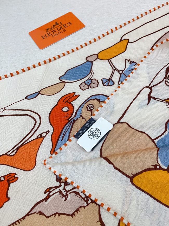 Hermes cashmere scarf H251527-4 Hermes cashmere scarf H251527-4