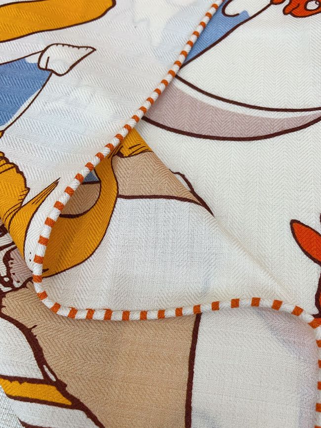 Hermes cashmere scarf H251527-4 Hermes cashmere scarf H251527-4