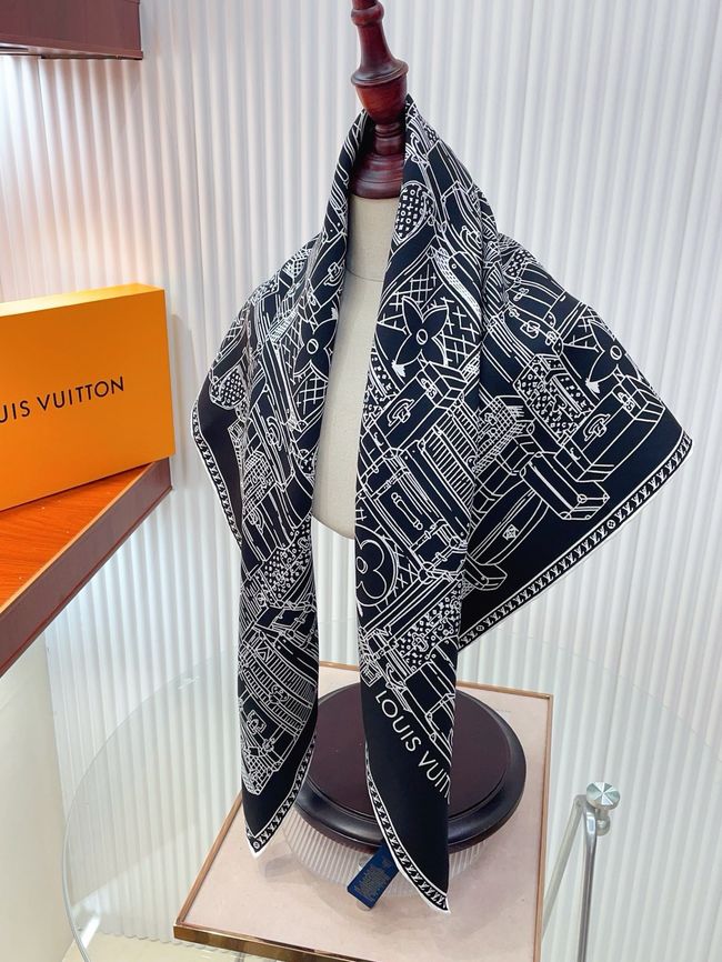Louis Vuitton silk Square 90 M98340-2 Louis Vuitton silk Square 90 M98340-2
