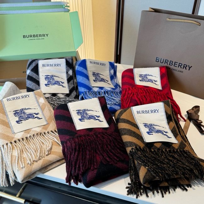 Burberry cashmere scarf BU0028-2 Burberry cashmere scarf BU0028-2
