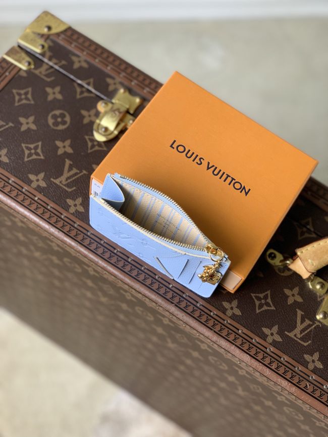 Louis Vuitton Romy Card Holder M2A006 Bleu Iris Louis Vuitton Romy Card Holder M2A006 Bleu Iris
