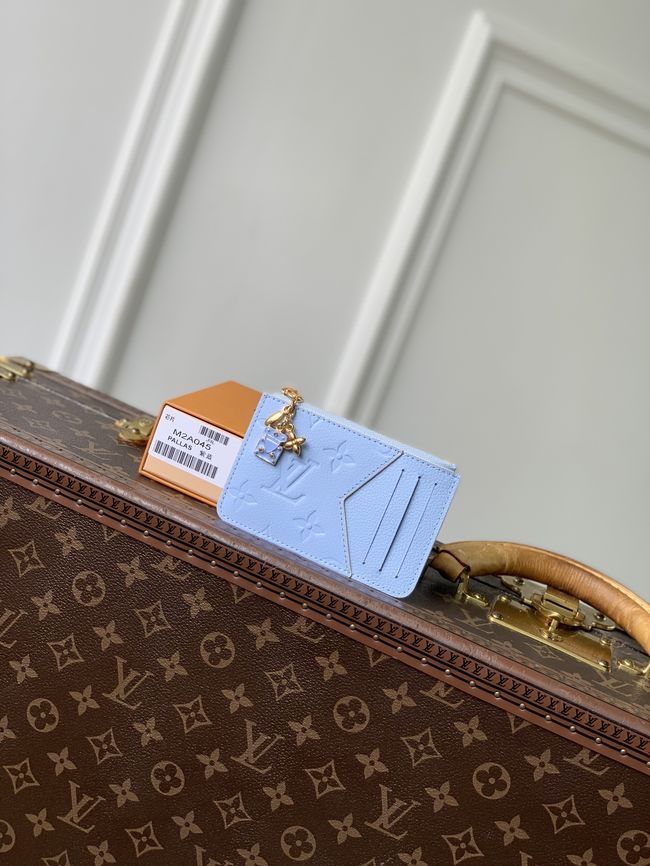 Louis Vuitton Romy Card Holder M2A006 Bleu Iris Louis Vuitton Romy Card Holder M2A006 Bleu Iris
