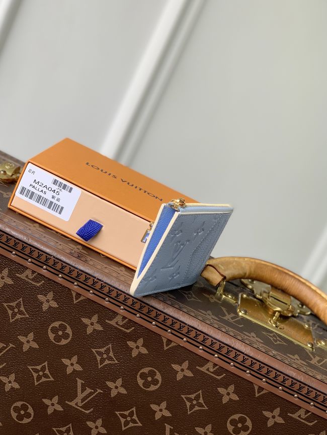 Louis Vuitton Romy Card Holder M2A006 Bleu Iris Louis Vuitton Romy Card Holder M2A006 Bleu Iris