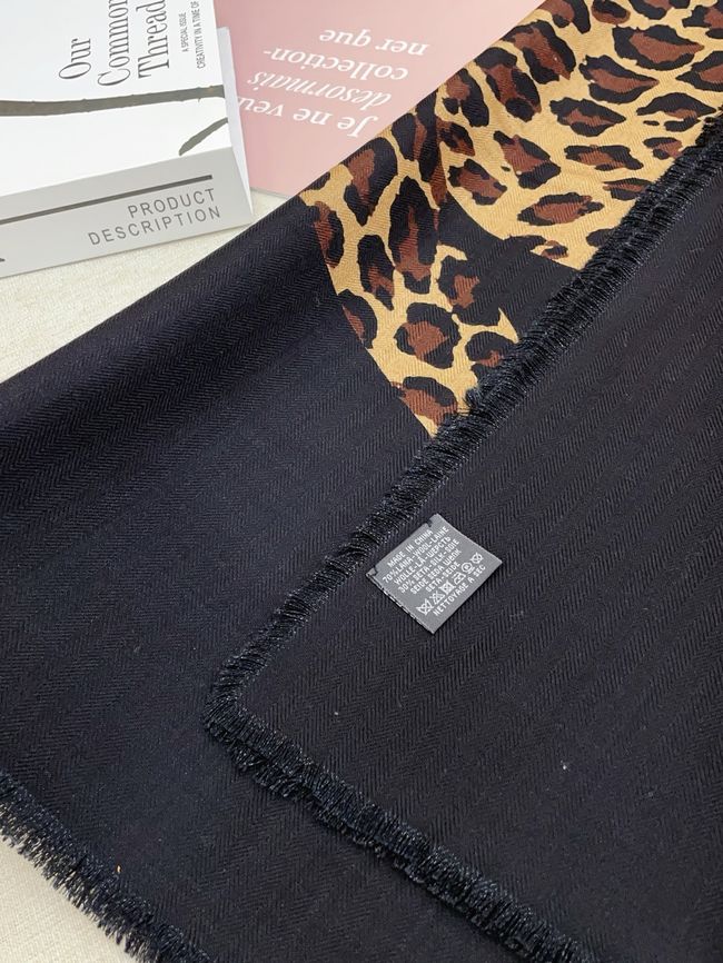 YSL Shawl Wool Silk and Cotton 873734-2 YSL Shawl Wool Silk and Cotton 873734-2