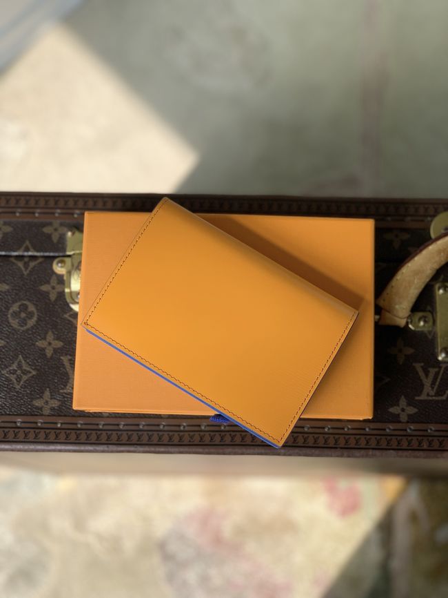 Louis Vuitton Passport Cover M2A444 Saffron Louis Vuitton Passport Cover M2A444 Saffron