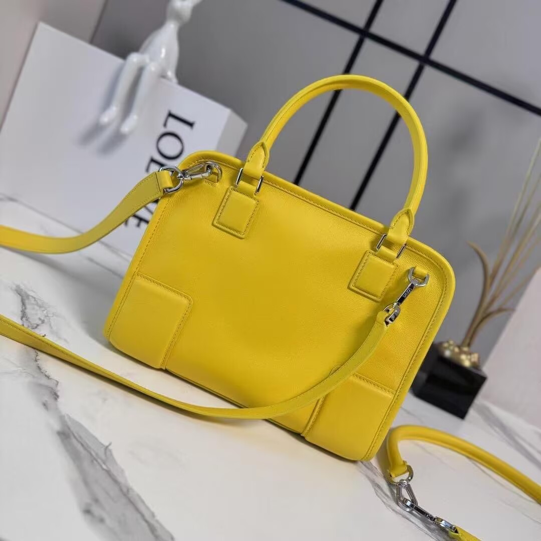 Loewe Top Handle Original Leather Bag L50231 Yellow Loewe Top Handle Original Leather Bag L50231 Yellow