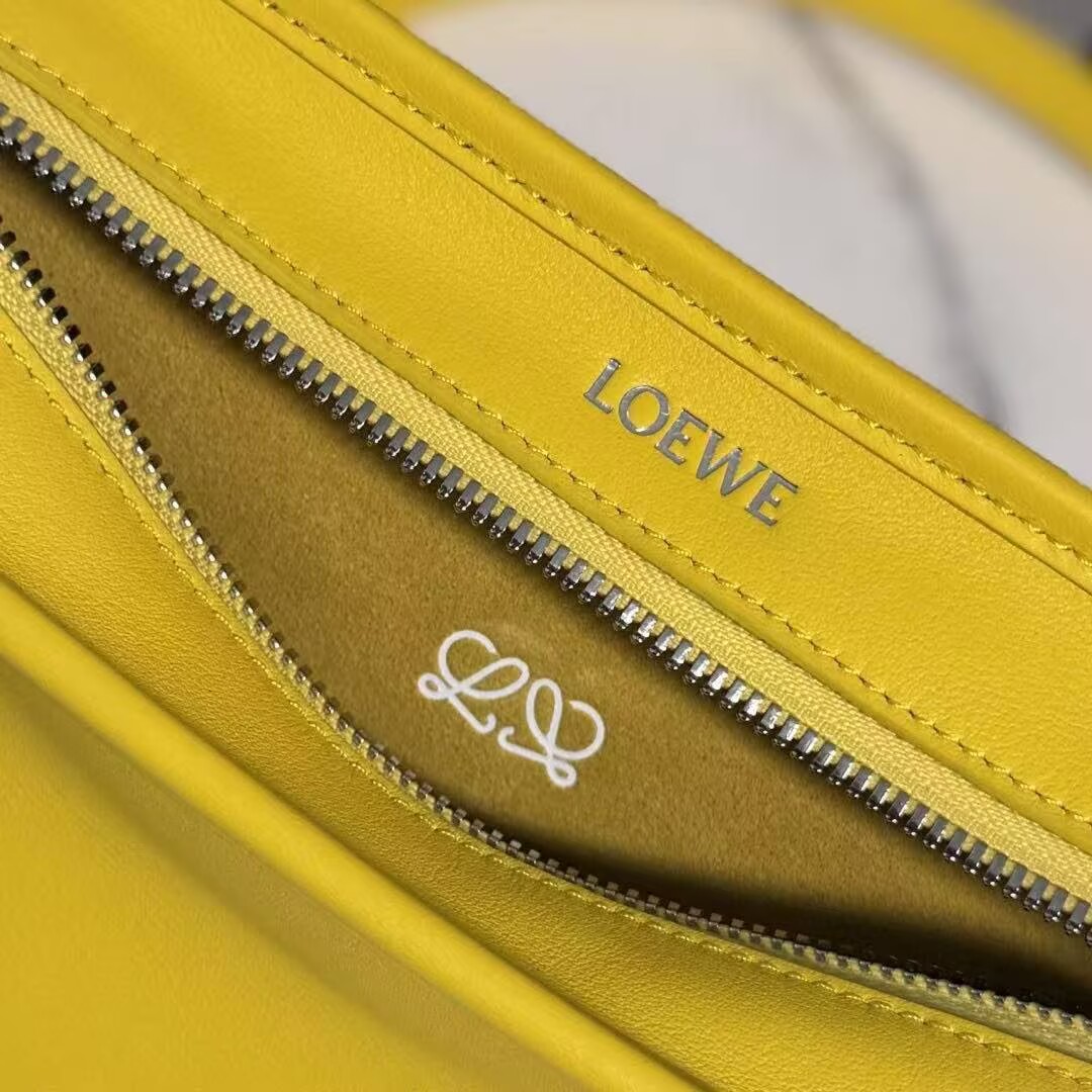 Loewe Top Handle Original Leather Bag L50231 Yellow Loewe Top Handle Original Leather Bag L50231 Yellow
