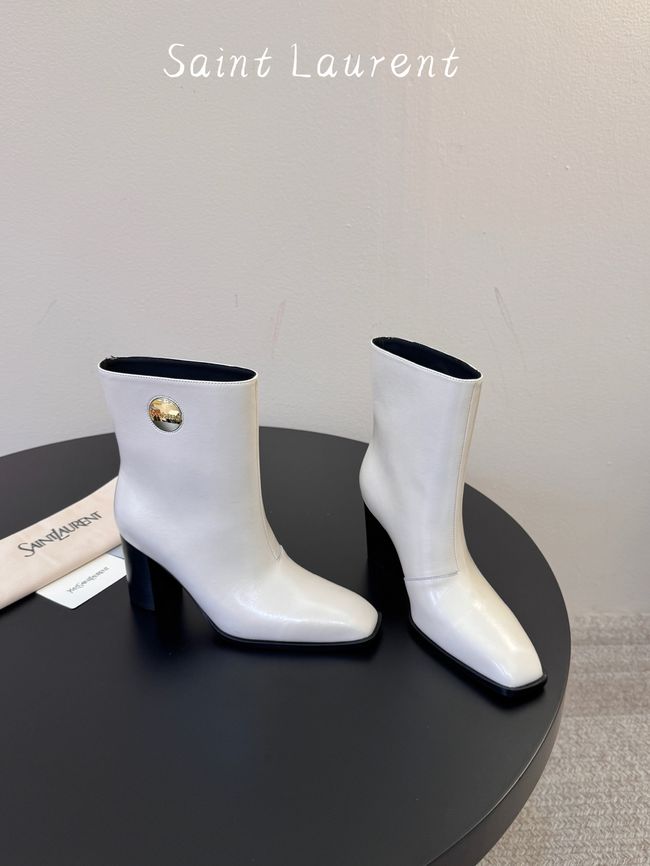Saint Laurent boots in smooth leather 65282-5 Saint Laurent boots in smooth leather 65282-5