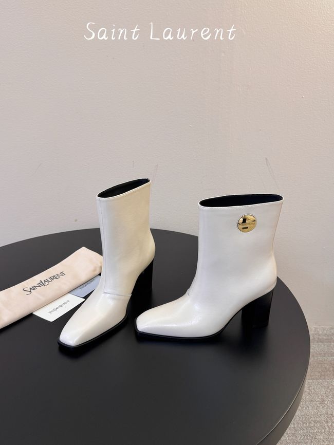 Saint Laurent boots in smooth leather 65282-5 Saint Laurent boots in smooth leather 65282-5