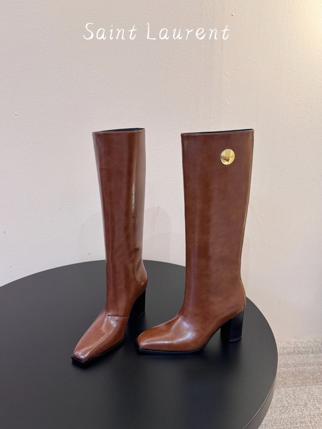 Saint Laurent boots in smooth leather 65288-3 Saint Laurent boots in smooth leather 65288-3