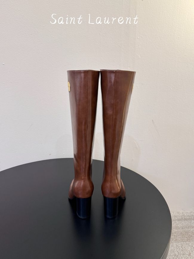 Saint Laurent boots in smooth leather 65288-3 Saint Laurent boots in smooth leather 65288-3