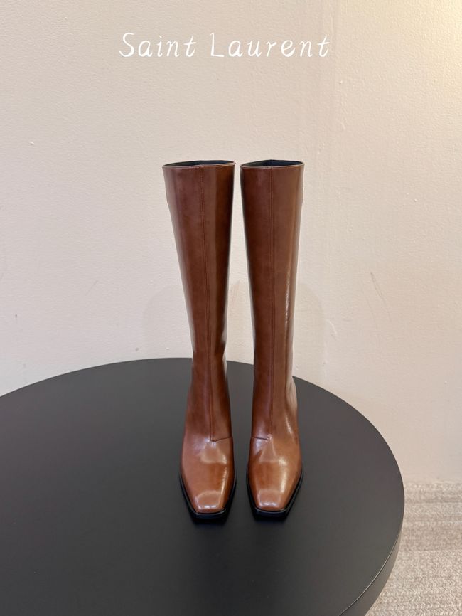 Saint Laurent boots in smooth leather 65288-3 Saint Laurent boots in smooth leather 65288-3