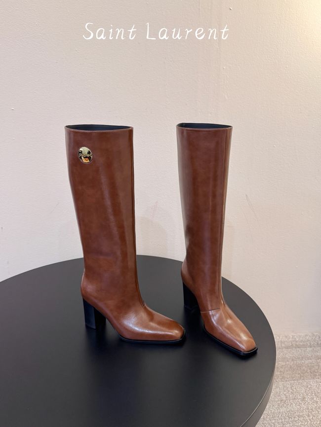 Saint Laurent boots in smooth leather 65288-3 Saint Laurent boots in smooth leather 65288-3
