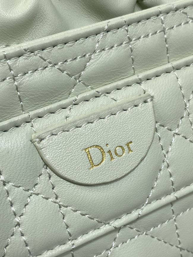 Dior Adiorable Mini Bucket Bag Cannage Lambskin S2426 Cream Dior Adiorable Mini Bucket Bag Cannage Lambskin S2426 Cream