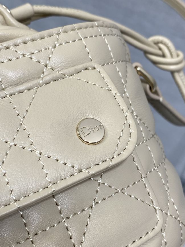 Dior Adiorable Mini Bucket Bag Cannage Lambskin S2426 Trench