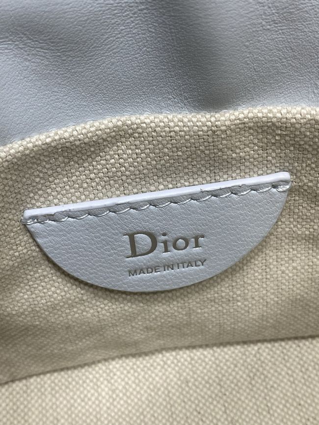 Dior Adiorable Mini Bucket Bag Cannage Lambskin S2426 ice blue Dior Adiorable Mini Bucket Bag Cannage Lambskin S2426 ice blue