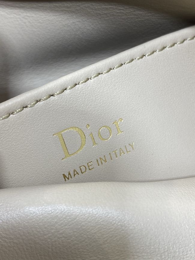 Dior Adiorable Top Handle Mini Bag Macrocannage Lambskin S1713OGY Cream Dior Adiorable Top Handle Mini Bag Macrocannage Lambskin S1713OGY Cream