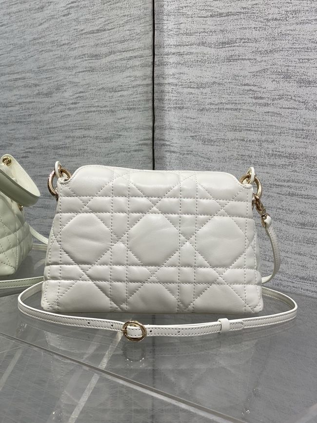 Dior Adiorable Top Handle Mini Bag Macrocannage Lambskin S1713OGY Latte Dior Adiorable Top Handle Mini Bag Macrocannage Lambskin S1713OGY Latte