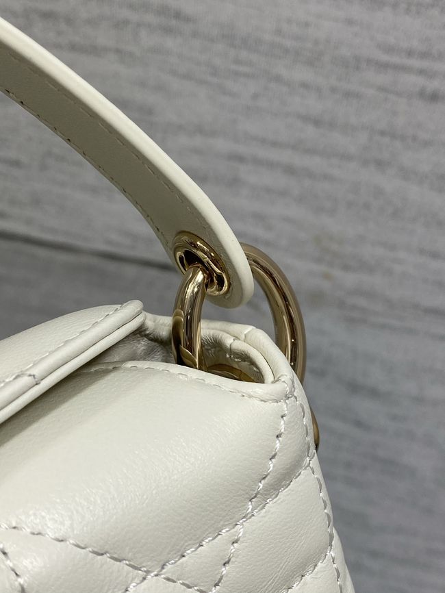 Dior Adiorable Top Handle Mini Bag Macrocannage Lambskin S1713OGY Latte Dior Adiorable Top Handle Mini Bag Macrocannage Lambskin S1713OGY Latte