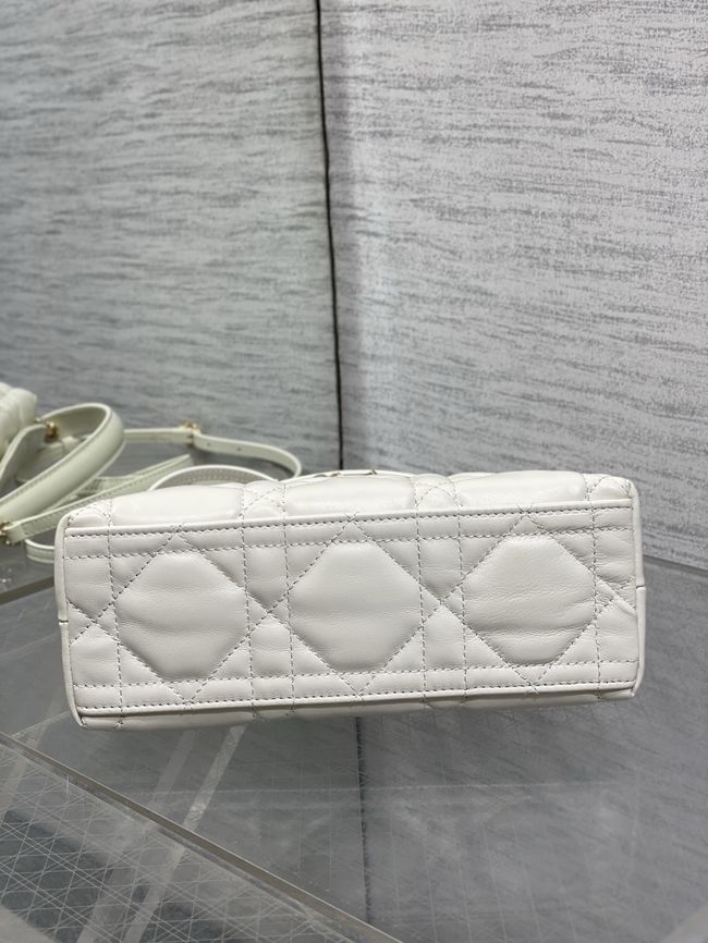 Dior Adiorable Top Handle Mini Bag Macrocannage Lambskin S1713OGY Latte Dior Adiorable Top Handle Mini Bag Macrocannage Lambskin S1713OGY Latte