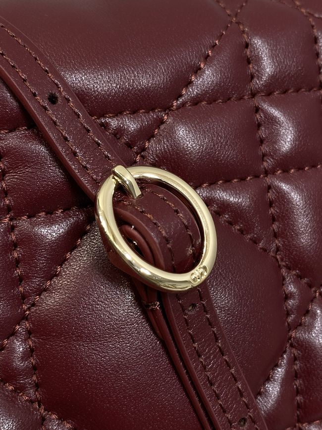 Dior Adiorable Top Handle Mini Bag Macrocannage Lambskin S1713OGY burgundy Dior Adiorable Top Handle Mini Bag Macrocannage Lambskin S1713OGY burgundy