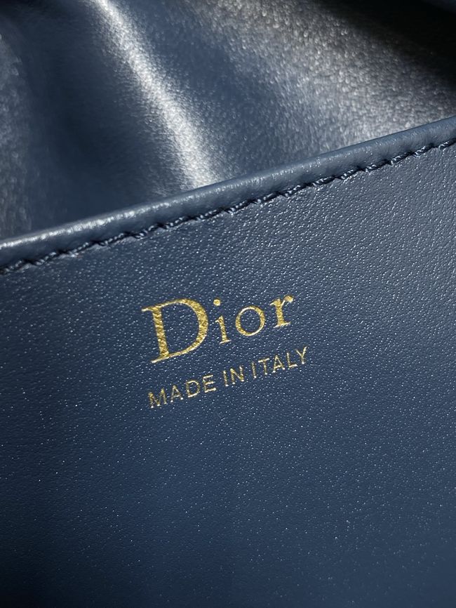 Dior Adiorable Top Handle Mini Bag Macrocannage Lambskin S1713OGY dark blue Dior Adiorable Top Handle Mini Bag Macrocannage Lambskin S1713OGY dark blue