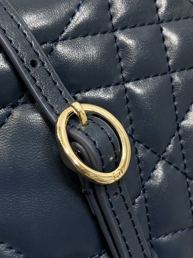 Dior Adiorable Top Handle Mini Bag Macrocannage Lambskin S1713OGY dark blue Dior Adiorable Top Handle Mini Bag Macrocannage Lambskin S1713OGY dark blue