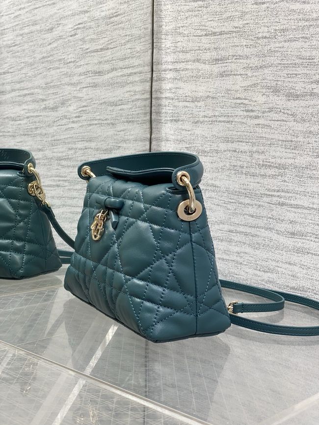 Dior Adiorable Top Handle Mini Bag Macrocannage Lambskin S1713OGY lake blue Dior Adiorable Top Handle Mini Bag Macrocannage Lambskin S1713OGY lake blue
