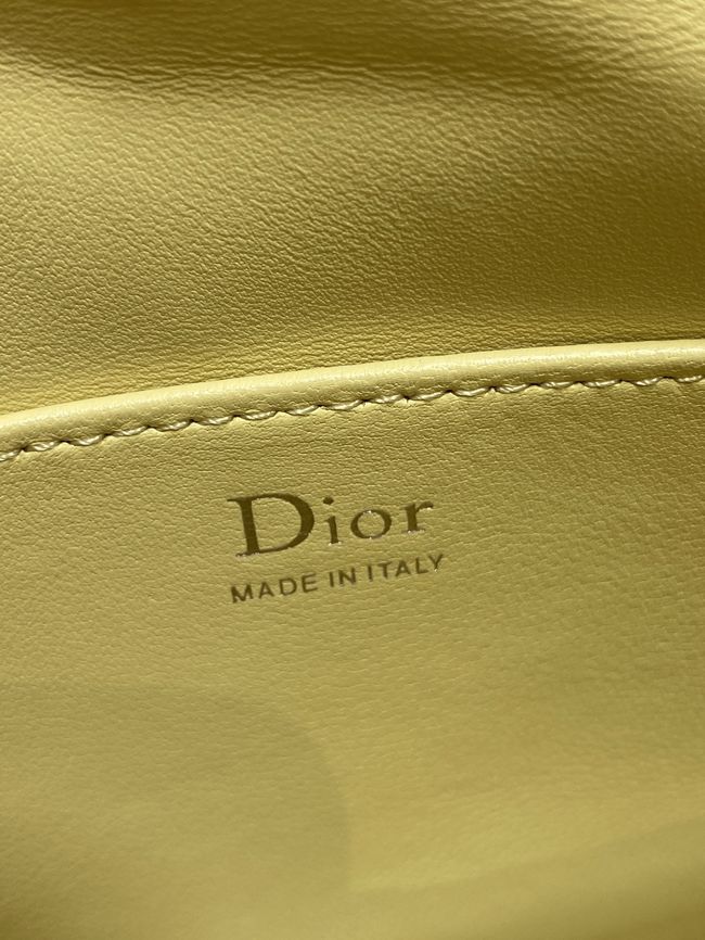 Dior Adiorable Top Handle Mini Bag Macrocannage Lambskin S1713OGY yellow Dior Adiorable Top Handle Mini Bag Macrocannage Lambskin S1713OGY yellow