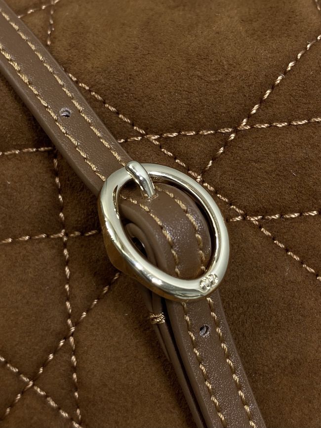 Dior Adiorable Top Handle Mini Bag Macrocannage Suede S1713OGY camel Dior Adiorable Top Handle Mini Bag Macrocannage Suede S1713OGY camel