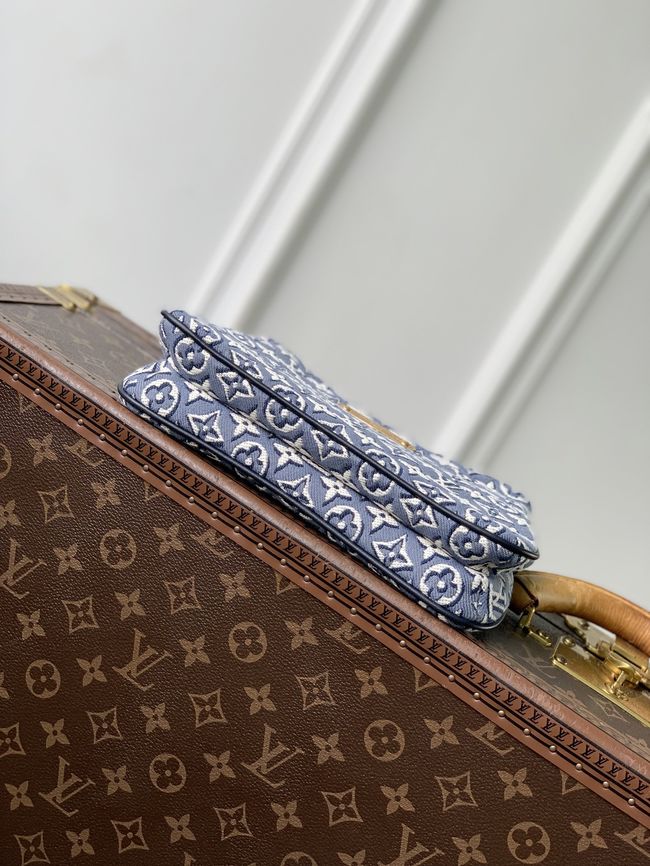 Louis Vuitton New Pochette Liv M29895 Bleu Louis Vuitton New Pochette Liv M29895 Bleu