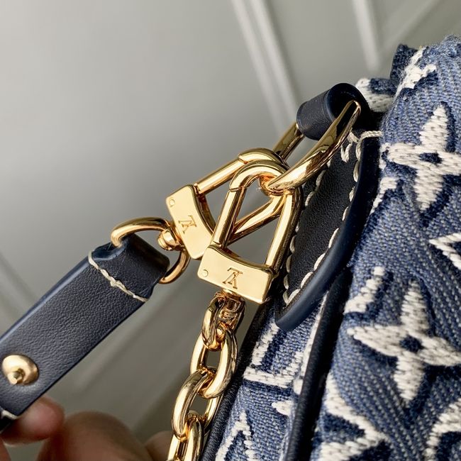 Louis Vuitton New Pochette Liv M29895 Bleu Louis Vuitton New Pochette Liv M29895 Bleu