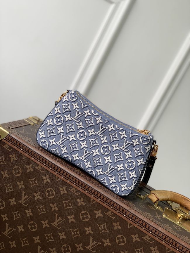 Louis Vuitton New Pochette Liv M29895 Bleu Louis Vuitton New Pochette Liv M29895 Bleu