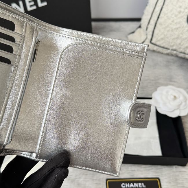 Chanel Passport Holder AP3196 Silvery Chanel Passport Holder AP3196 Silvery